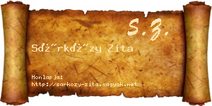 Sárközy Zita névjegykártya